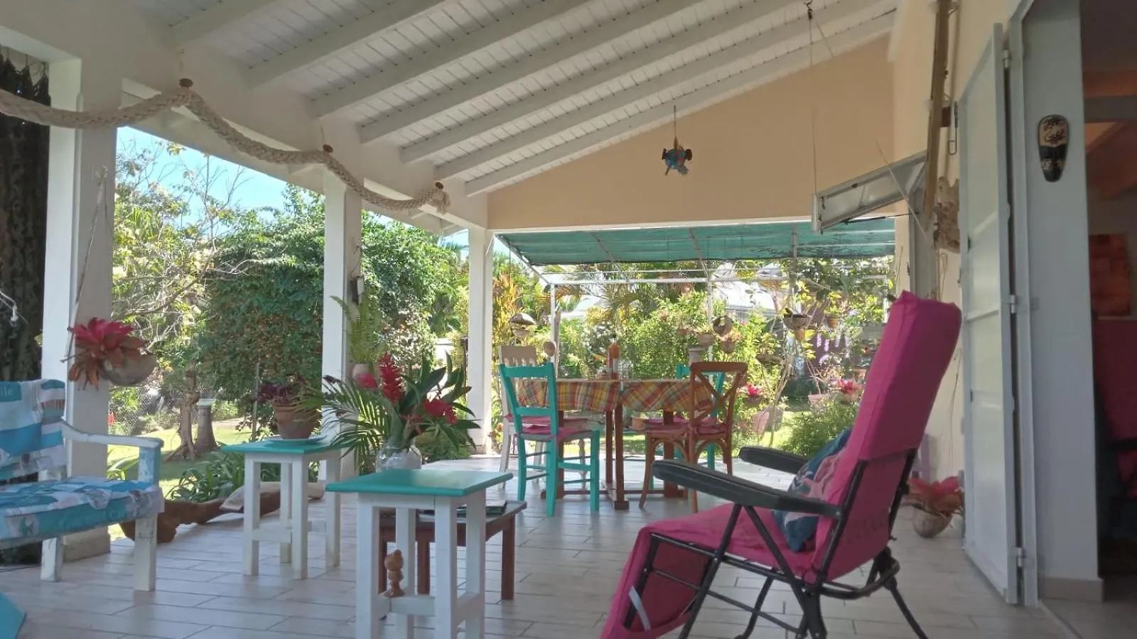 別荘 Gite Tropicool Dans Jardin Tropical A Sainte-Anne